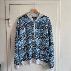 Montechiaro Zipped Cardigan (Made in Italy)